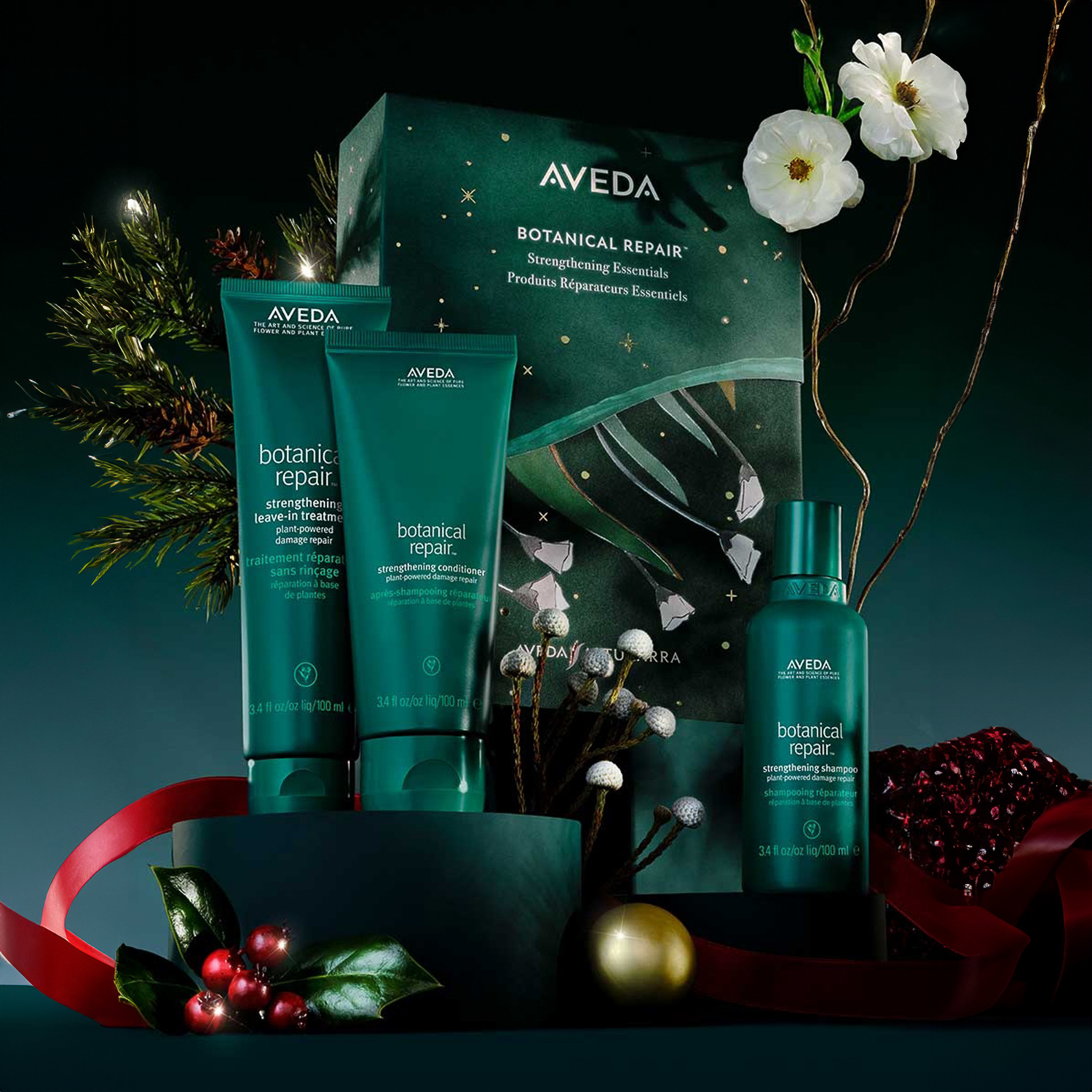 AVEDA BOTANICAL REPAIR™ STRENGTHENING ESSENTIALS (SET RUTINA DE REPARACIÓN)